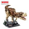 Jurský park Dinosauří svět Stavebnice Tyrannosaurus Rex Kostky Sady Brachiosaurus Kluci Hračky Děti Vánoční dárky