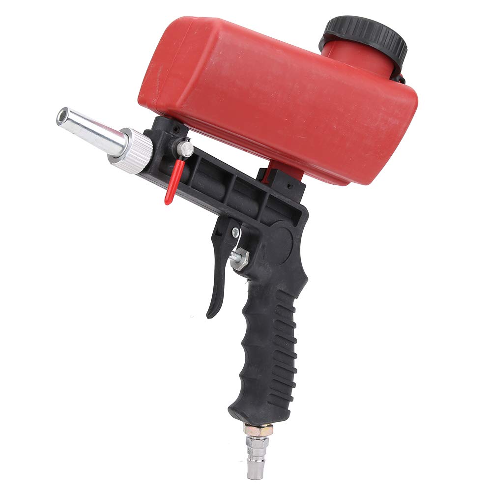 Akozon Pneumatic Sandblasting Handheld Sandblaster Small Blasting 90PSI Gun, Machine, Tool,