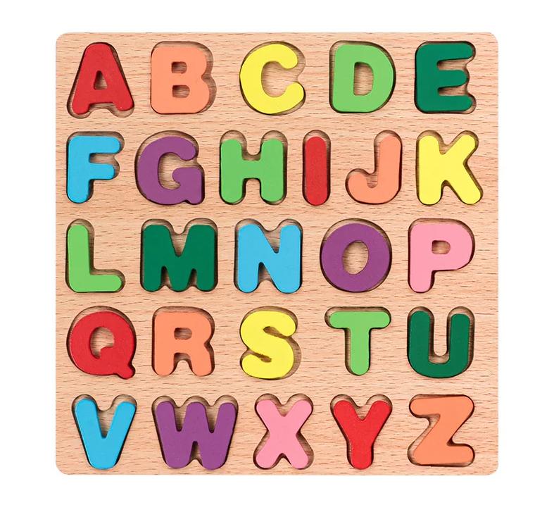 1 Set Wooden Puzzle Baby Early Education Fun Game Children Thinking Logic Square Toy Puzzle