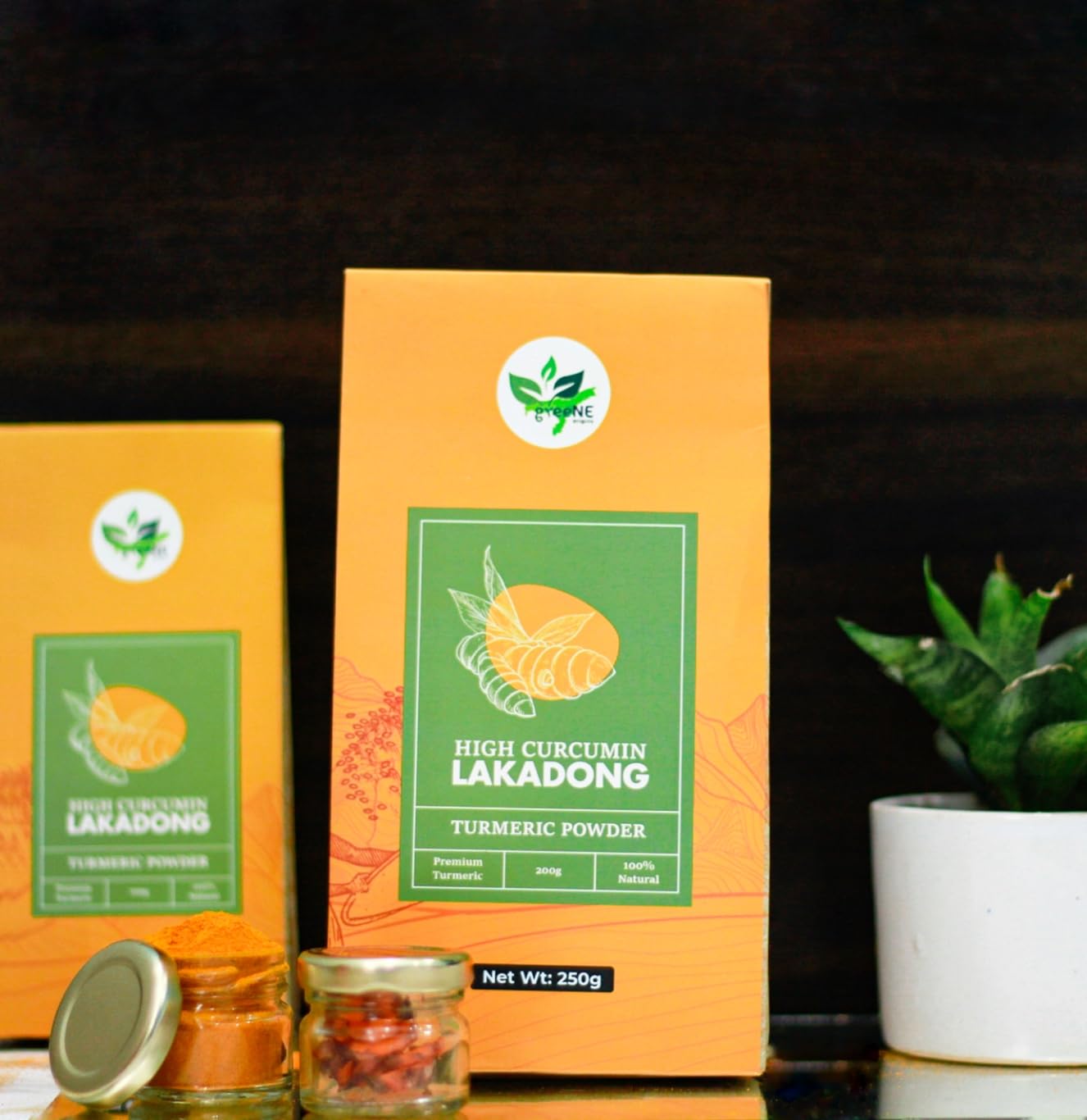 

Greene Origins Lakadong Turmeric Powder 250g | High Curcumin (8-12%) | GI Tagged | Organic Haldi from Meghalaya | Pure & Wild Turmeric for