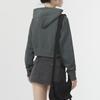 Puma Letter Embroidered Sports Running Training Fitness Casual Hoodie Women hoodies Dark-Gray 626044-80