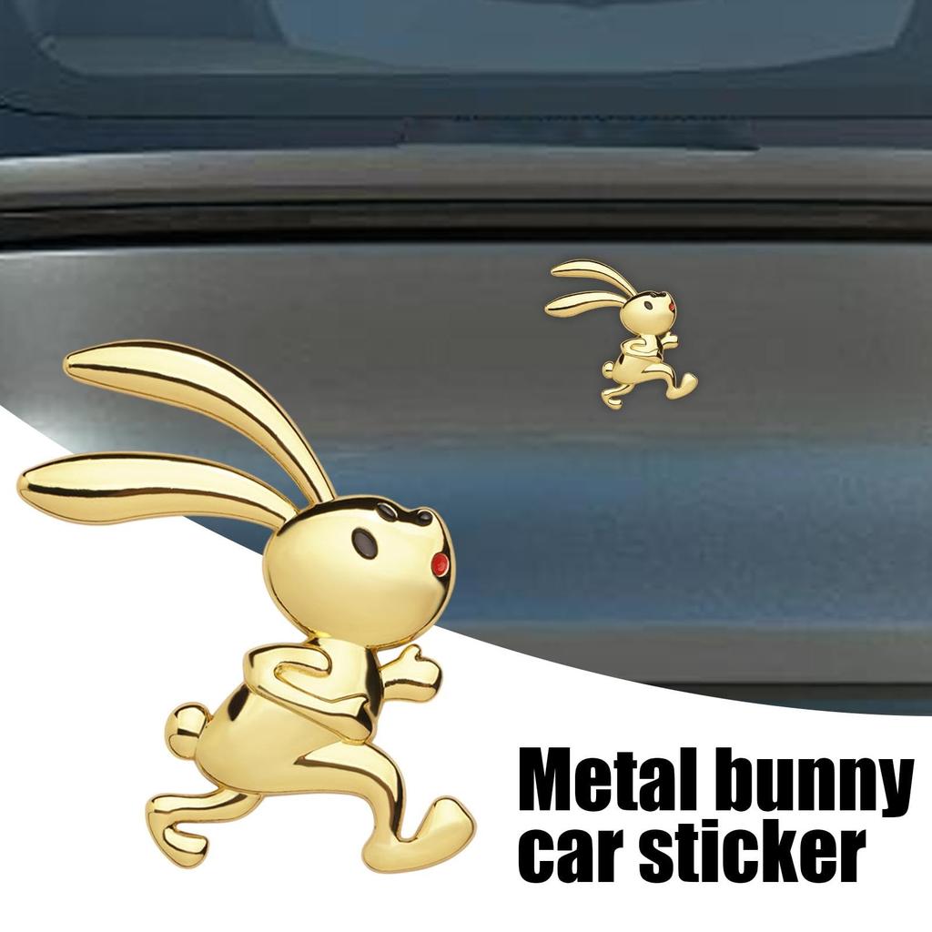 Vziguhk Rabbit Car Sticker, Rabbit Car Decal, Cute Animal Auto Window Adhesive Decoration |