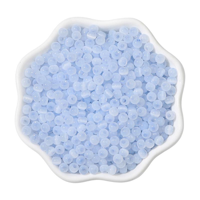 4mm kocie oko jadeitowe szkło lodowe koraliki ryżowe koraliki luźne diy ręcznie robione bransoletka naszyjnik akcesoria