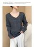 Women's Cozy Cashmere Jacquard Sweater - Warm, Fashionable & Versatile Knitwear