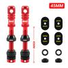 45mm Length Tubeless Presta Valve Stem Tubeless Design Bicycle Air Nozzle  Bicycle Accessories
