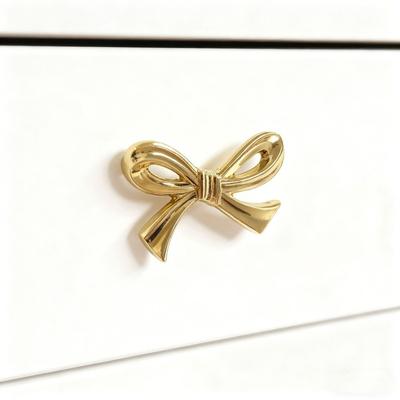 Small Size Decorative Cabinet Pulls Vintage Drawer Pull Handles Bow Dresser Knobs  Home Decor