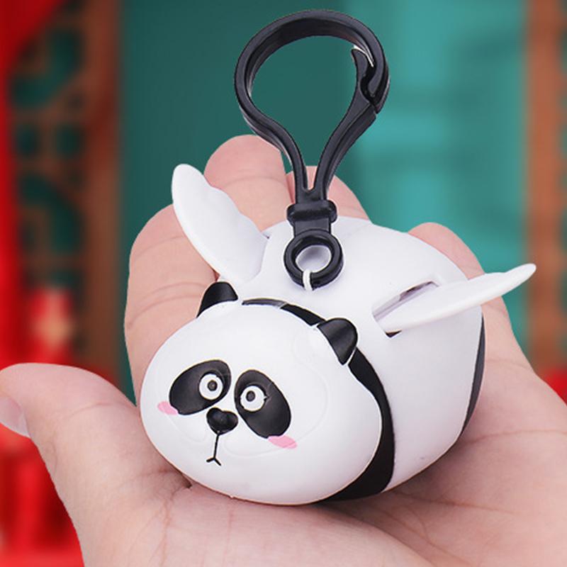 Panda Tlustý Tygr Panghu Více Křídel Klíčenka Bude Létat Křídla Studio Šperky Tygr Protahovací Přívěsek Anime Figurka Kawaii Model Dárkový Rok