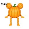 Halloween Ghost Pumpkin Figurines 3D Printed Decoration, Cute Figurine with Handmade Vivid Character Statues Movable Joints for Coffee Table