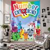 Wall TapestryNumberblocks Art Hanging Cloth Decorative Background Cover for Room Decoration