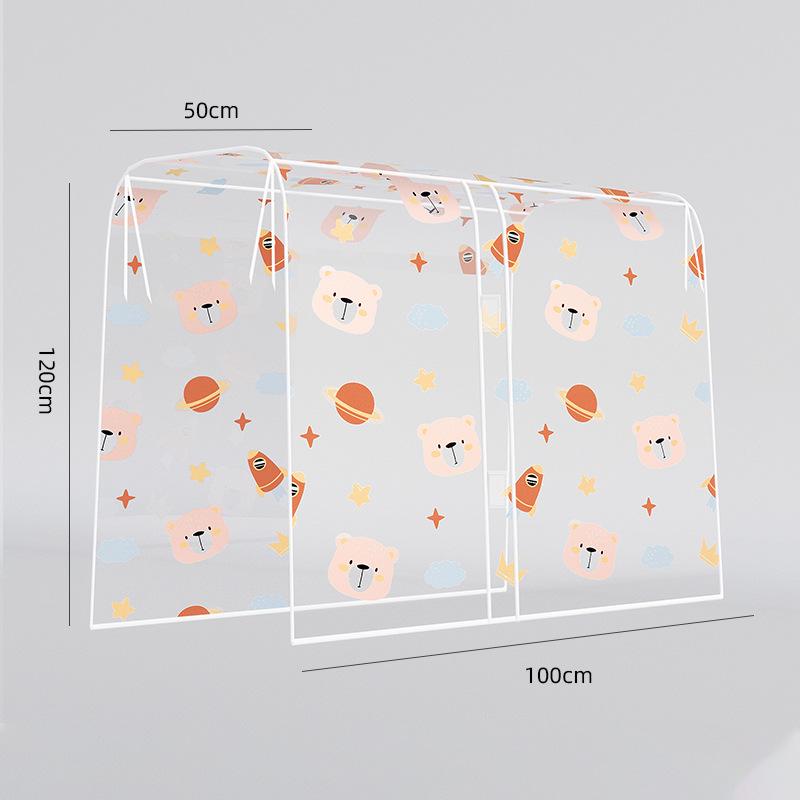 PEVA Garment Dust Cover: Transparent, Floor-Standing, Waterproof, Dustproof.