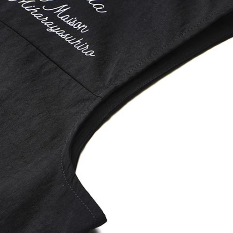 Fila X MIHARA YASUHIRO Solid Color Letter Logo Print Pullover Stand Collar Sleeveless Dress Women Dresses Black F11W233304F-BK