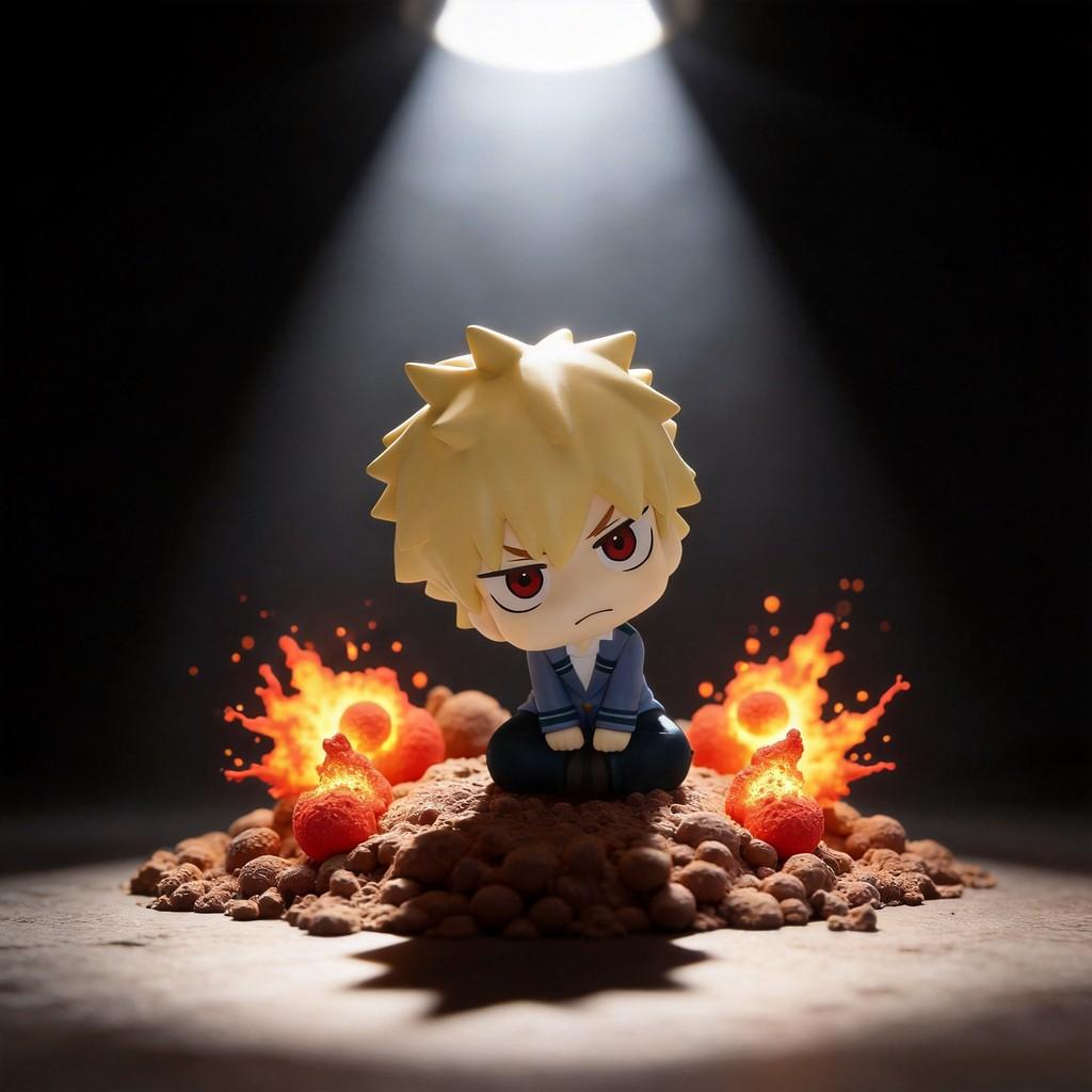 My Hero Academia Bakugo Deku Shoto Dabi Pvc Collectible Figures With Bright Colors For Gift And Display