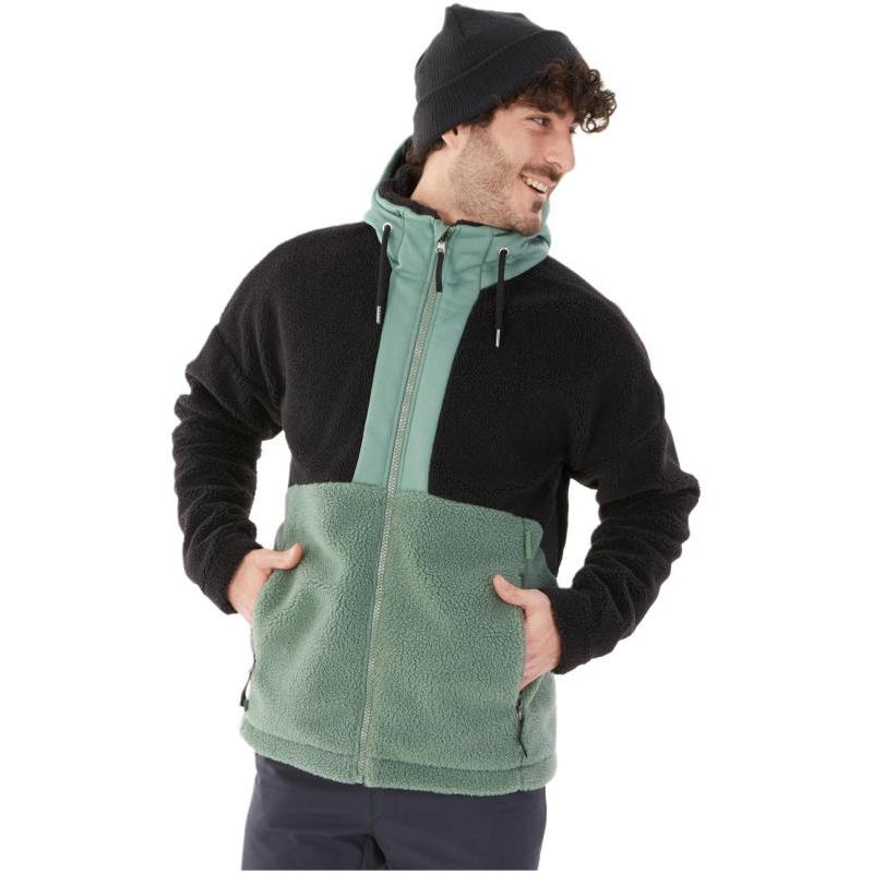 

Decathlon DECATHLON SH900 Флисовая термокуртка с капюшоном, цветная, на молнии, мужская, светло-оливковая XXL