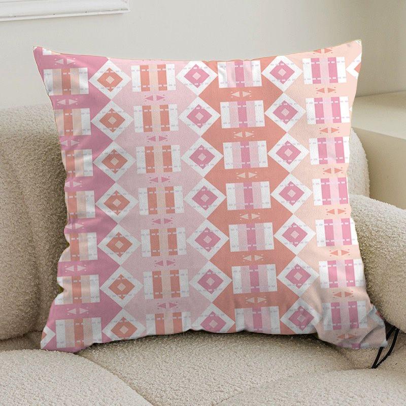 Double-sided bohemian print ethnic pillow cover sofa living room cushion cover geometric pillow square pillowcase