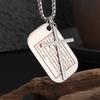 Classic Stainless Steel Christian Bible Verses Cross Prayer Pendant Necklace Men Women Fashion Amulet Jewelry