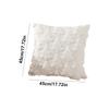 Christmas Pillow Covers 45x45cm Soft Plush Pillowcase (White Christmas Tree)