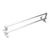 Bath Towel Bar 23in Stainless Steel Wall Mount Rustproof Strong Load Bearing Double Towel Bar for