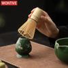 Azure Stone Matcha Handmade Home Easy Clean Tea Set Tool Stand Kit Bowl Whisk Scoop Gift Ceremony Traditional Chinese Accessorie