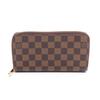 Used Zippy Wallet Around Long Wallet N41661 Damier Canvas PVC Brown Ebene Used Unisex