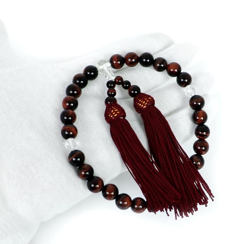 prayer beads natural stone prayer beads unisex red tiger eye stone beads red tiger eye