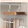 Solid Wood 8 Hook Hanger, Underwear, Vest, Tie Multi-Functional Hook, Suitable For Dormitory, Apartment, Bedroom Finishing