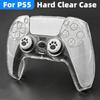 For PS5 DualSense Controller Clear PC Cover Ultra Slim Transparent Protector Case for PS5 Gamepad Game Accessories