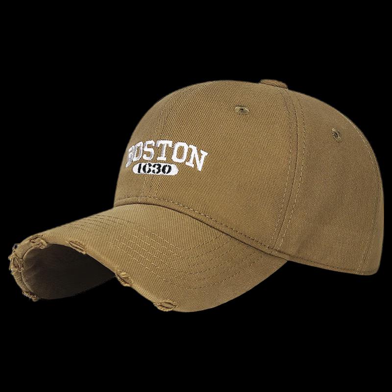 Потертая вышитая бейсболка с номером 1630 Adjustable