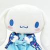 Sanrio Cinnamoroll Houndstooth Kimono Plush Decor Blue