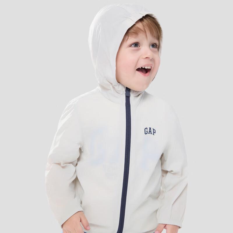 Gap Kids' Logo Print Hooded UV Protection Jacket