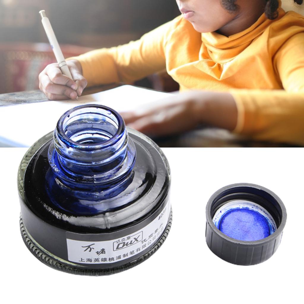 Stationeries Ink Glass Writing Fountain Smooth Bottle Student Pen 50ML School Office Supplies