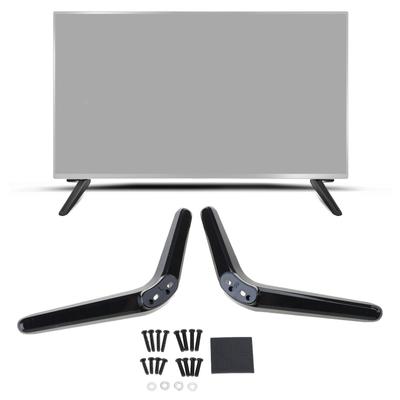 Universell einsetzbarer TV-Ständersockel, Tischplatte, TV-Ständer, TV-Beine, TV-Standfüße mit Befestigungslöchern, Abstand 17–20 mm