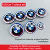 BMW 7Pcs Badge Logo 3D Wheel Center Cap Set Fit E36 E46 E53 E90 E60 E93 E87 G01 G20 X3 X5 X6 X7 F30 F20 Auto Accessories