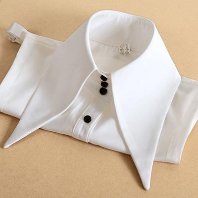 Grande risvolto Vintage Bianco Colletto Finto Donna Colletto Staccabile Colletto Falso Donna Femmina Rimovibile Dickie Mezza Camicia Donna Finto Col