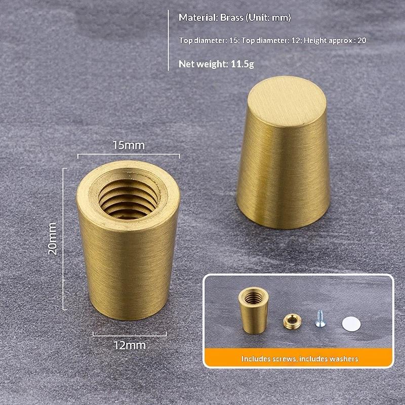 Piedini Mini Tavola in Ottone e Legno 4 Pezzi Riser Antiscivolo per Scatola Gioielli Vassoio Espositore Piccoli Mobili Uso Artigianato Fai da Te