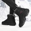 Men Waterproof Snow Boots Super Warm Winter Plush Shoes Men Sneakers Work Shoes Outdoor Male Hiking Boots Anti-slip Ankle Boots