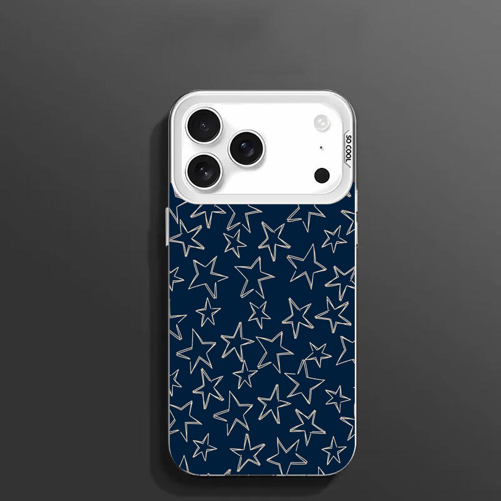 Screen Full of Stars Phone Case Case for iPhone17 16 15 14 13 12 11 Pro/ Max/Plus Shock-proof Rear Cover Anti-fingerprint