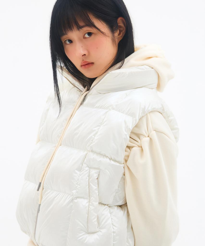 Ames-Worldwide Ames Padding Vest Ivory