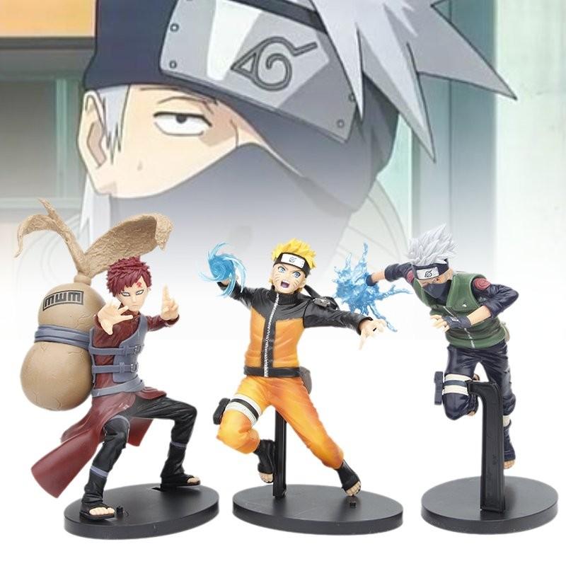 Naruto Action Figure Gaara Kakashi Collectible Statue Pvc Figurine 20cm Anime Decor