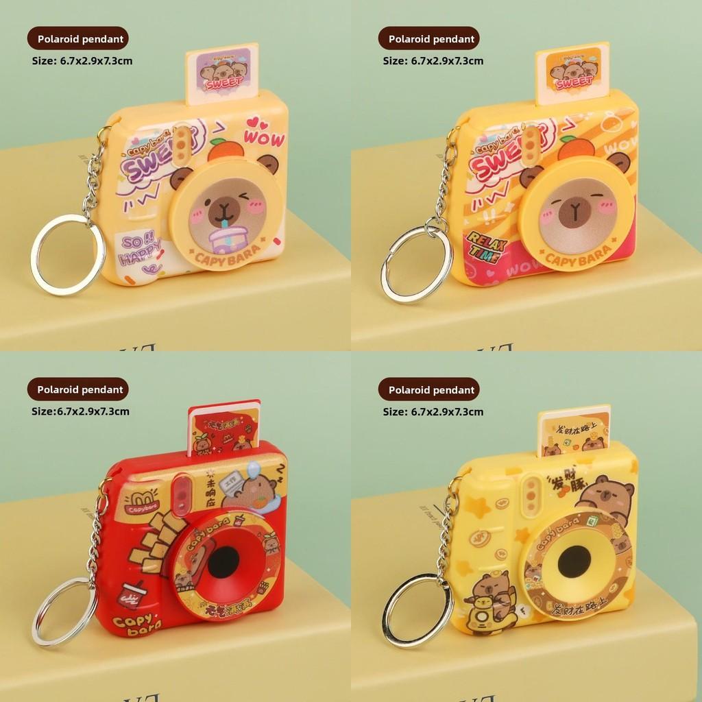 Capybara Camera Flash Keychain With Light And Sound For Kids Gift