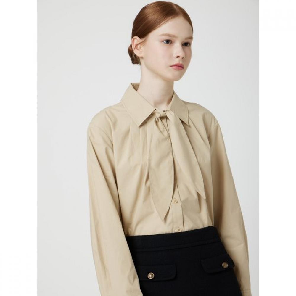 Cc Collect. Women S Neck Tie Shirt blouSe c254mSc033