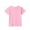 Girls Summer Crewneck T-Shirt, Cute Orange Cat & Heart Cartoon Print