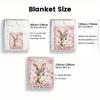 1pc of Adorable Rabbit-Themed Blanket - a Lightweight Bedding Accessory Perfect for Sofas, Beds, Travel, Camping, Living Rooms, Offices, And
