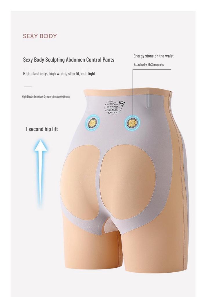 Peach Attraction Curvy Butt Lift Pants: Mid-Waist Seamless Tummy Control with Breathable High Waist Design.