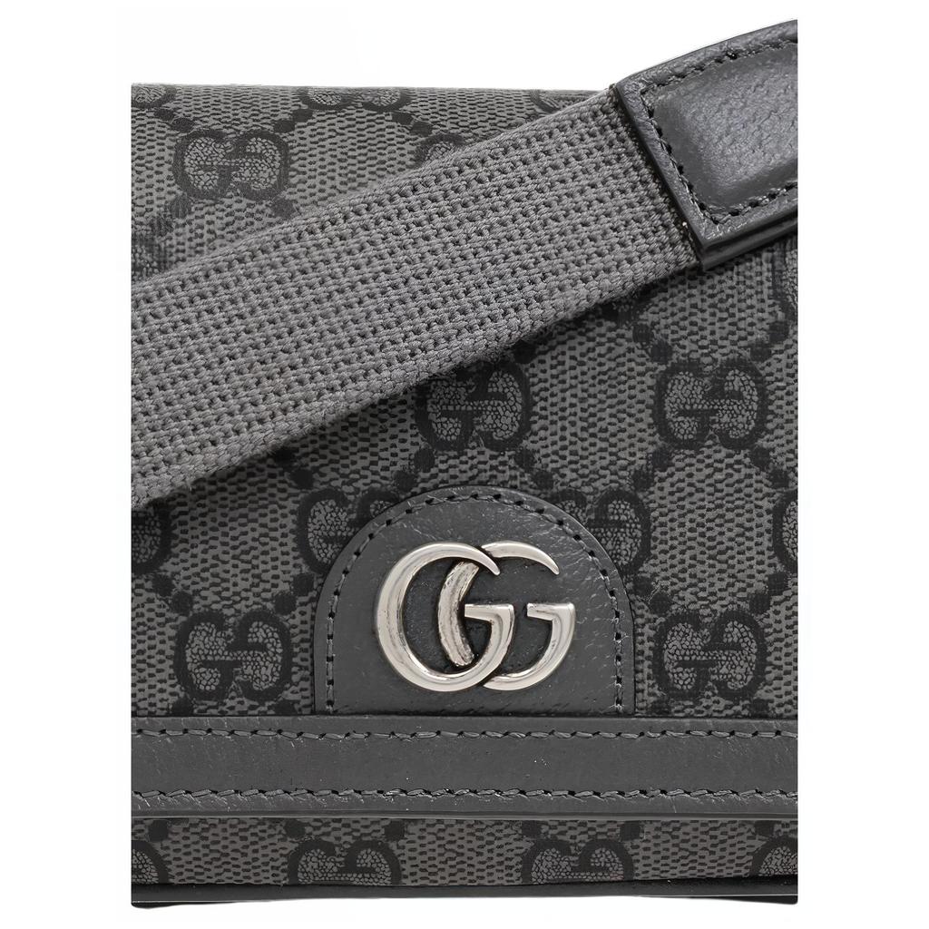 Gucci GG Messenger Bag Supreme Canvas Grey 795466-2ZGMN-1244