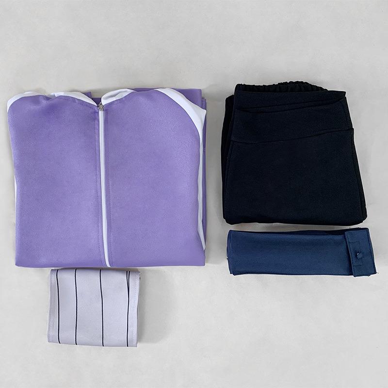Tenue du passage du vent de ninja Huoying pour femmes, costume cosplay animation Hinata ensemble complet de vêtements de performance