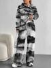 Vertigo European And American Autumn And Winter Casual Long-Sleeved Suit Women'S Hooded Sweater Trousers Two-Piece Set