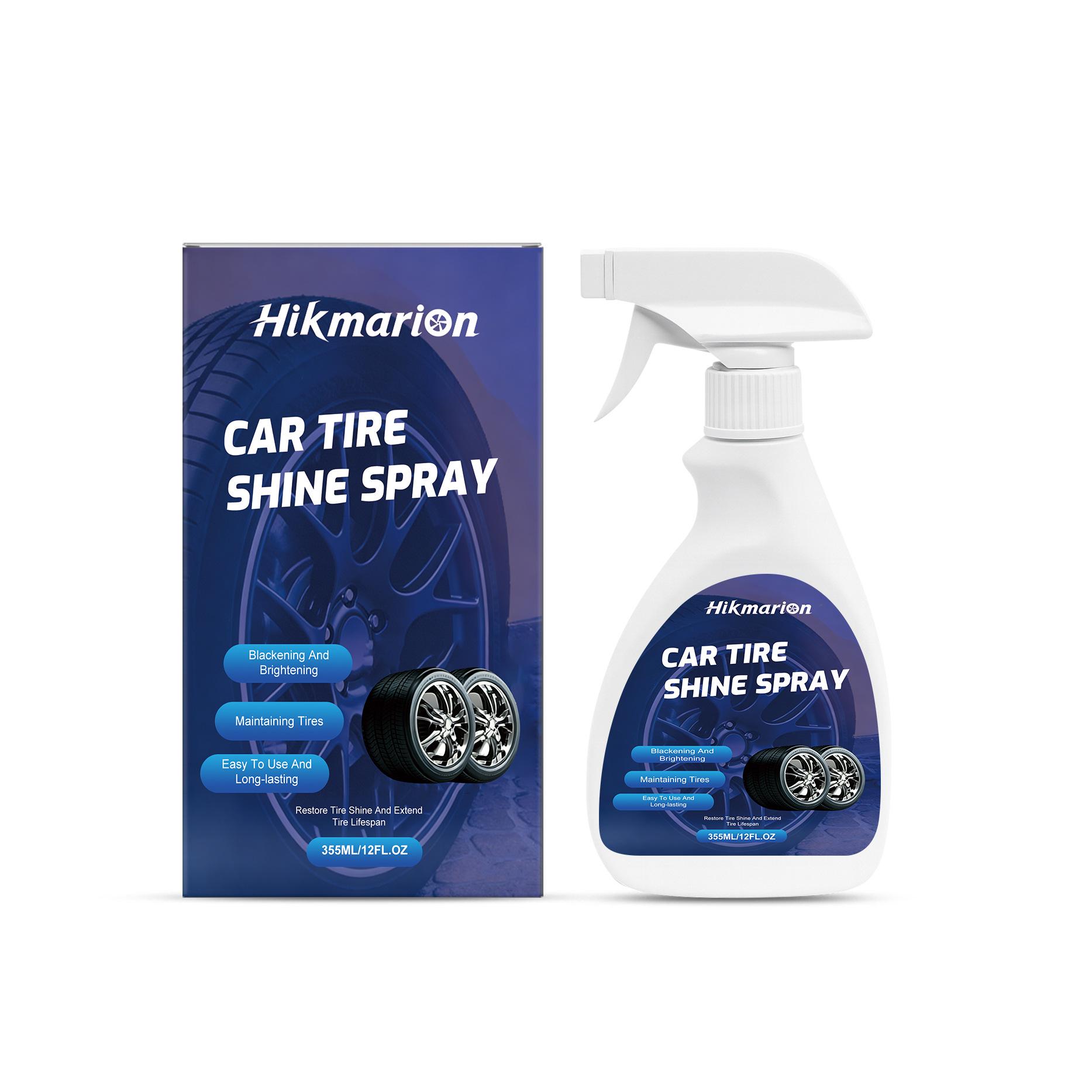 

Hikmarion Tire Shine Spray: Durable Gloss Enhancer for Daily Tire Maintenance