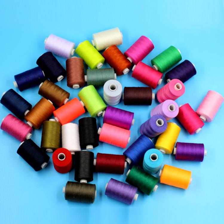 42-Color 1000-Yard Polyester Thread Set for Hand and Machine Sewing - DIY Needle Sewing Kit