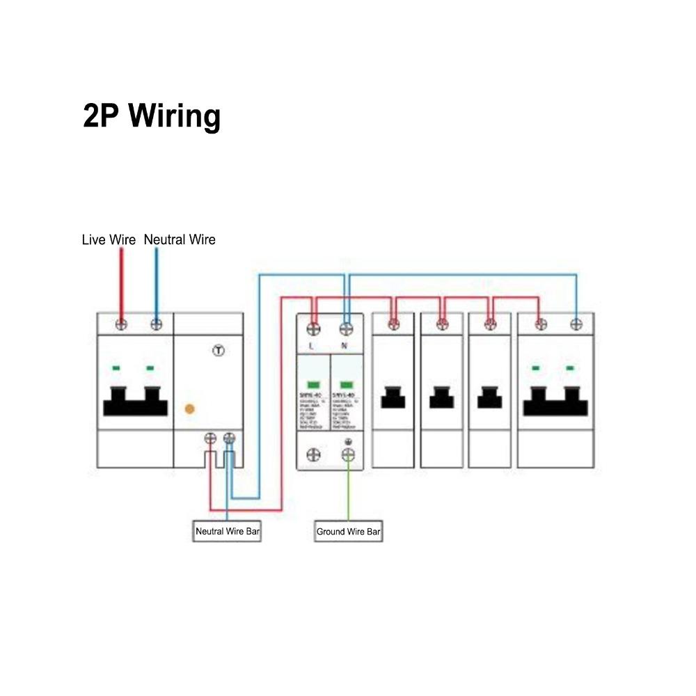 275V House Voltage Protector 80KA Lightning Arrester Protective Device  Home Use