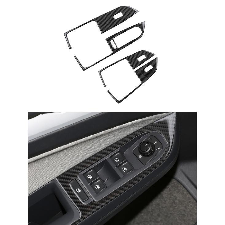Für Volkswagen VW Golf 8 MK8 GTI Auto Schwelle Rising Fenster Panel Warten Auto Zubehör Innen Carbon Faser